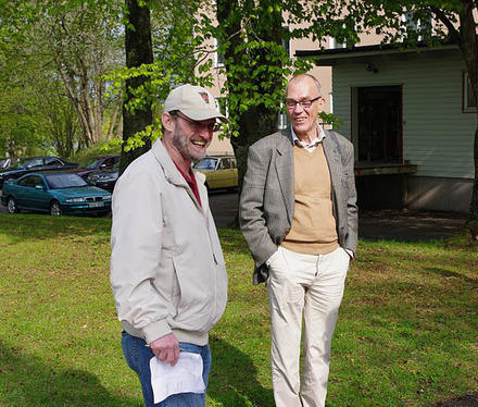 <I>Ordförande Bert Rudal och kassör Carl-Gustaf Olsson. </I>