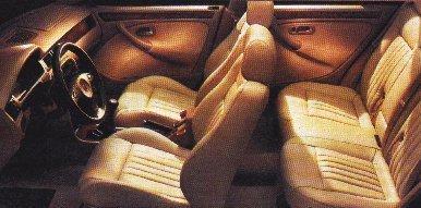 The interior of a Rover 416 1996