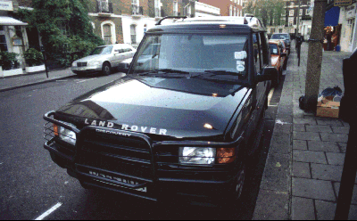 <I>Denna Land Rover Discovery r av 1997 rs modell.</I>