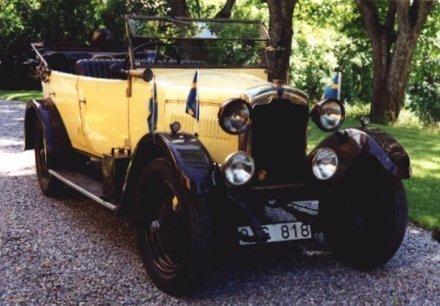 <I>Denna Rover 9/20 Tourer frn 1927 tillhr Hakon Nordquist frn Sverige</I>