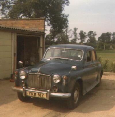 <I>This Rover 105R from 1959 belonged to Berry Lafbery in the 60s. </I>