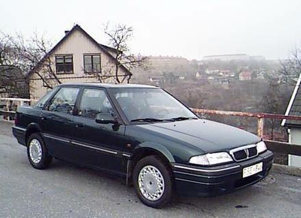 En Rover p hg hjd ver Mlndal och Gteborg. 