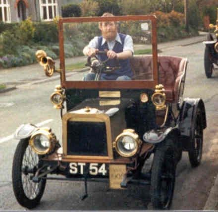 The lucky driver in this Rover 6HP is Stewart Devlin.