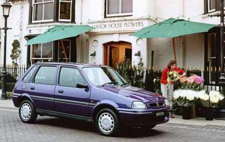 <I> A Rover 100 Knightsbridge from 1996. Official Rover Co picture.</I>
