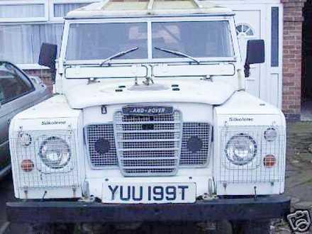 Simon 's 109 Land Rover Police car from 1978. 